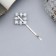 Invisibility for hair "Vivien" Cube, 5 cm, silver