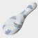 Glass stand under a spoonful of the “pink marble” shade, 23.5 × 8.3 × 1.5 cm