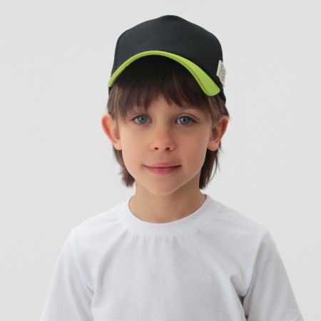 Children's cap KAFTAN R.52-54 black/green-1