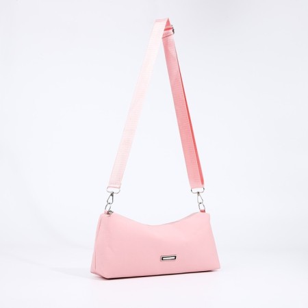 Bag Cross-Bodi with a zipper, pink color-6