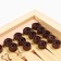 Wooden backgammon with checkers "Bogatyr", board game, 40 x 40 cm