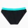 Bathing swimming trunks for the boy minku, black/turquoise color, height 98-104