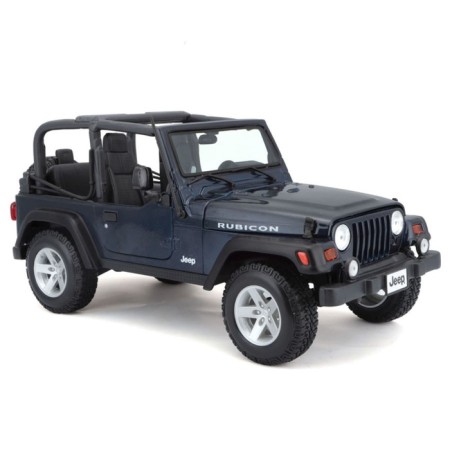 MASTO DIE-CAST Jeep Wrangler Rubicon, opening doors, 1:18, dark blue color-8