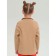 Jumper for girls, height 86 cm, sandy color