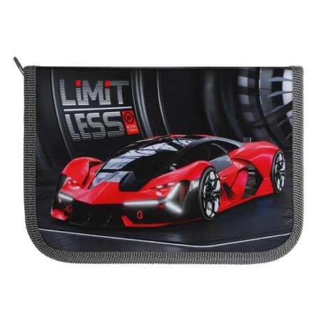 Penal 1 section, 130 x 190 x 30 mm, textile, PCT 04-20 "Red Car" 70620-1
