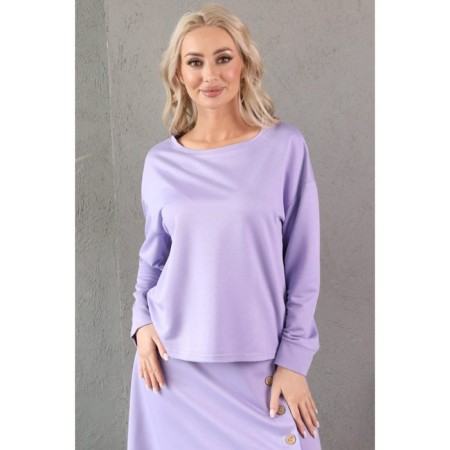 Female suit, size 54, lilac color-13