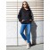 Women's pants is ISEE, size 46-48, blue color