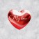 Valentine Postcard "My Love", metallic, 7 x 6 cm