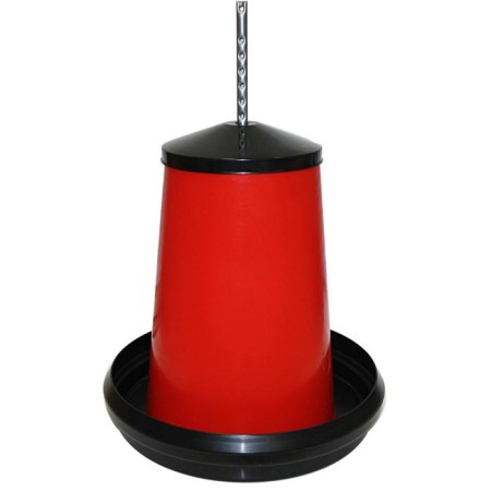 Bunker feeder for poultry at 18 kg, plastic