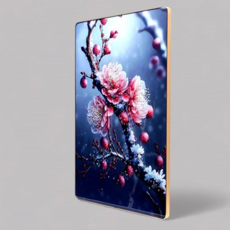 Acrylic painting "Sakura branch" 60x39.5 cm-1