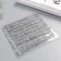 Stamp for creativity Silicon "Notebook with notes" 10x10 cm