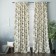 Set of curtains "Dryada", size 170 x 270 cm - 2 pcs, blue color