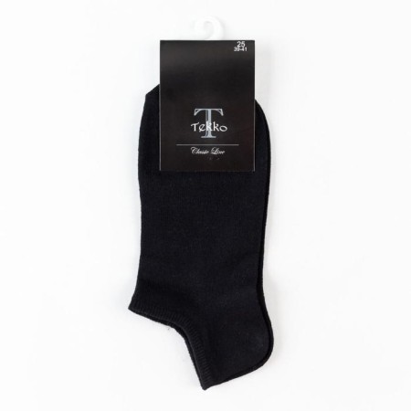 Male socks "trackers" Black color, size 27-2