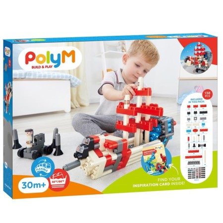 Constructor Children's Polym "Rocket for Adventures", 138 elements-7