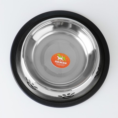 A bowl with a non -slip base with a print, 475 ml-2