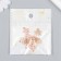 Decor for creativity Metal, enamel "Flower with a bead" Pink 1.5x1.3 cm