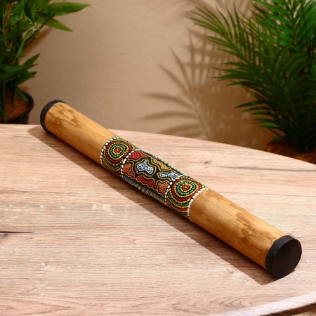 Souvenir musical instrument "Rain with blue patterns" 50x5x5 cm mix