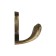 Hook furniture tundra TKD005, two -rod, bronze, 5 pcs