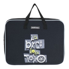 Folder with A4+handles, 360 x 290 x 70 mm, textile, Erichkrause bicycle 60246