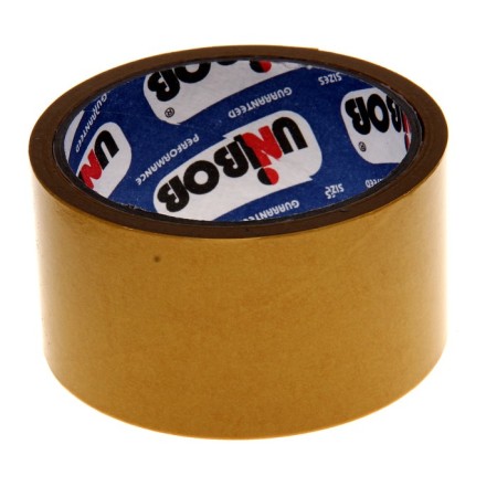 Adhesive tape Unibob, bilateral, 50 mm x 10 m