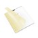 Notebook of 12 sheets in the Erichkrause line "Coverprio Pastel classic", plastic cover, offset block 100% whiteness, yellow