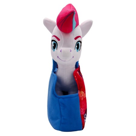 Soft toy pony, in a purse, zip, 25 cm-5
