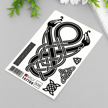 Tattoo "Symbols" 10x15 cm-1