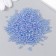 Beads "Astra" 11/0, 20 g (166 St. Blue/Transparent, Rainbow)