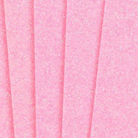 Foamiran "neon shine - pink" 2 mm format A4 (set of 5 sheets)-3