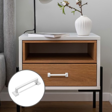 Cappio RSC038, zinc, m/o 96 mm, white-white handle.