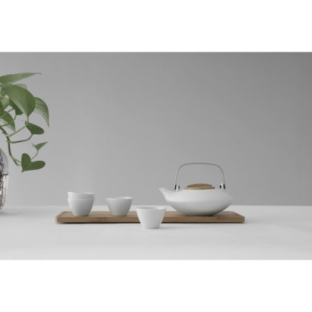 Tea set Viva Scandinavia Pure, 360 ml/40 ml, 5 items, white color