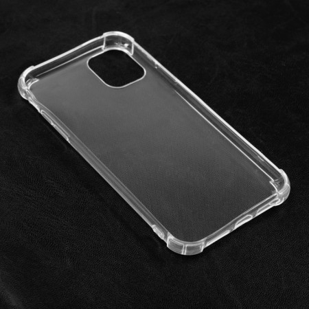 Luazon case for iPhone 11, silicone, anti -suggestion, transparent-2