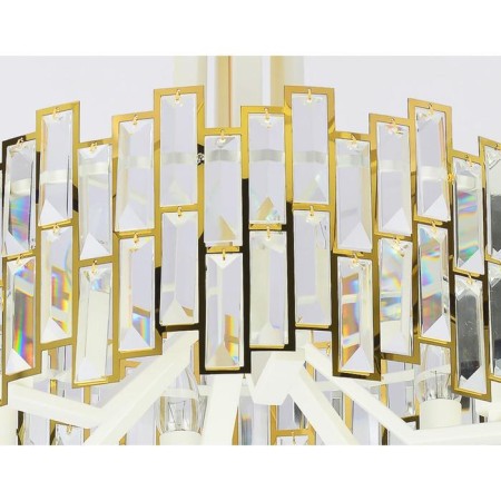 Ambrella Light Traditional, 6x40W E14 chandelier, gold color, white-2