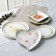 Ceramic plate "Summer Day", 21.5 cm, white color