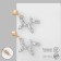 Earrings "Dog" toy, silver color
