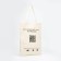 Bag-shop "Playlist", without lightning, without lining, beige color