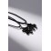Kulons on the “Uenubles” cord puzzles with a heart, black color, 45 cm