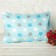 Pillowcase, size 40 × 60 cm, blue gingerbread cookies, calico
