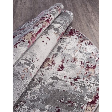 Oval Merinos Grand carpet, size 80x150 cm, color 950 Grey/Purple-1