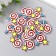 Decor for creativity Rubber "Lands on a stick" set 15 pcs MIX 3x3 cm
