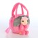 Bag's bag with a zipper "chosen", pink color