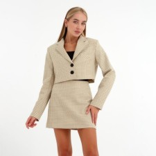 Jacket female shortened Mist p. 48, beige
