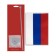 Flagste desktop with flag, circle 2 x 7 cm, 30 x 7 cm, silver