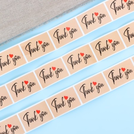 Craft stickers in the roll "That You", 250 pcs, 2.5 x 3.8 cm-2