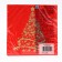 New Year's napkins Paper Home Classic "Magic spruce on red", 3 layers, 33x33 cm, 20 pcs