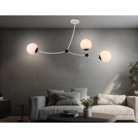 Suspended Ambrella Light, Modern, TR2566, 3HE27, white, black color-5