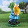 Garden figure "Dwarf with a basket" 40x24x25cm
