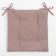 Siddle on the chair Ethel Kitchen 42x42 cm, lilac color, 100% cotton, sarzha 220 g/m2