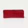 Key of zipper, length 16 cm, ring, red color