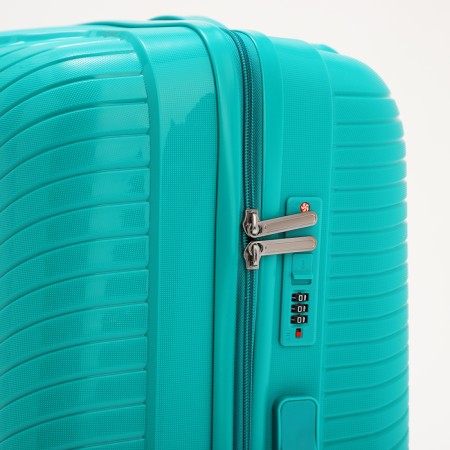 Big suitcase 28 ", a lightning department, code castle, 4 wheels, turquoise color-3